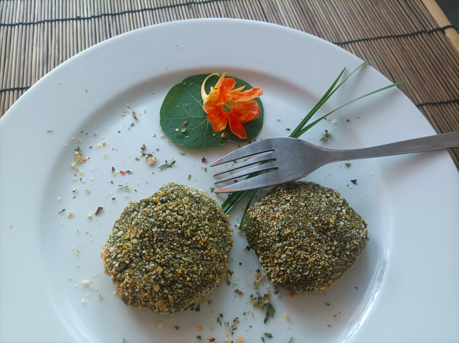 Mangoldkroketten mit Thunfisch