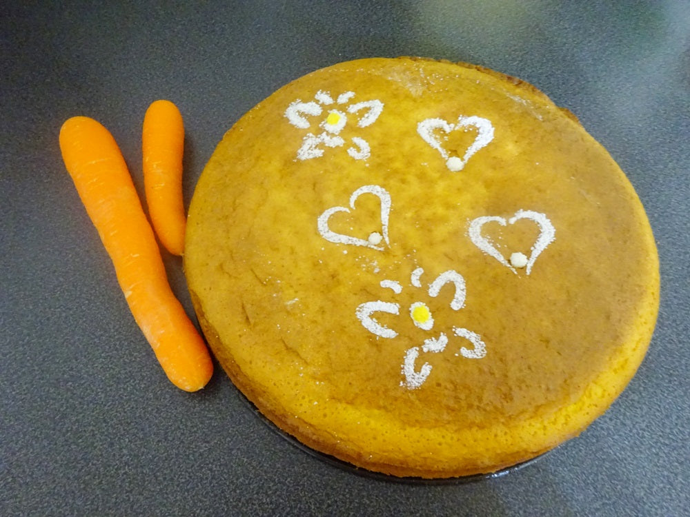 Karottenkuchen mit Olivenöl