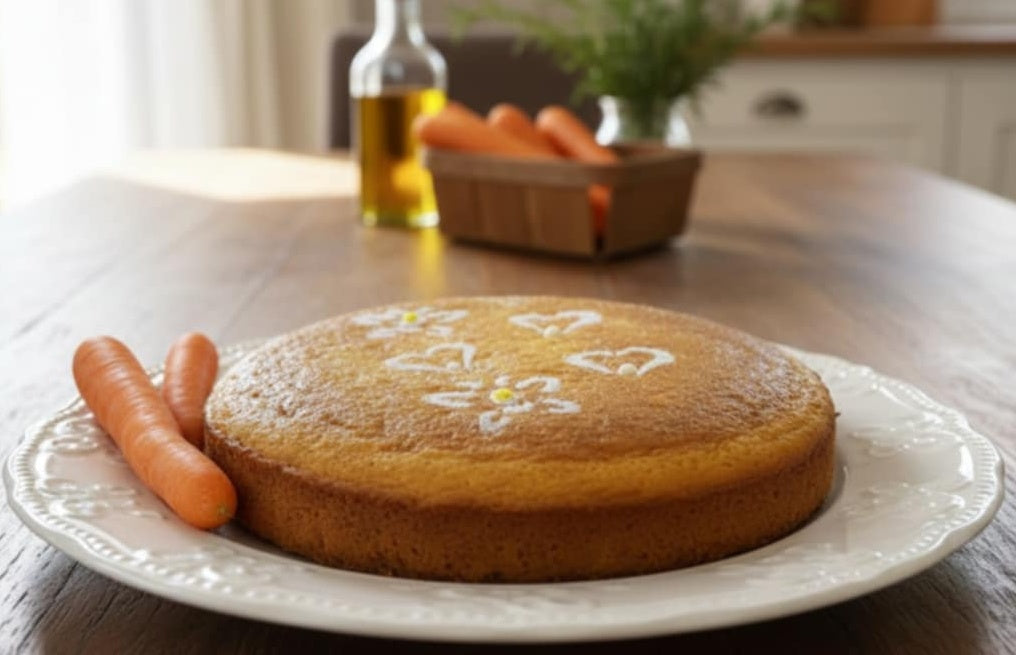 Karottenkuchen mit Olivenöl
