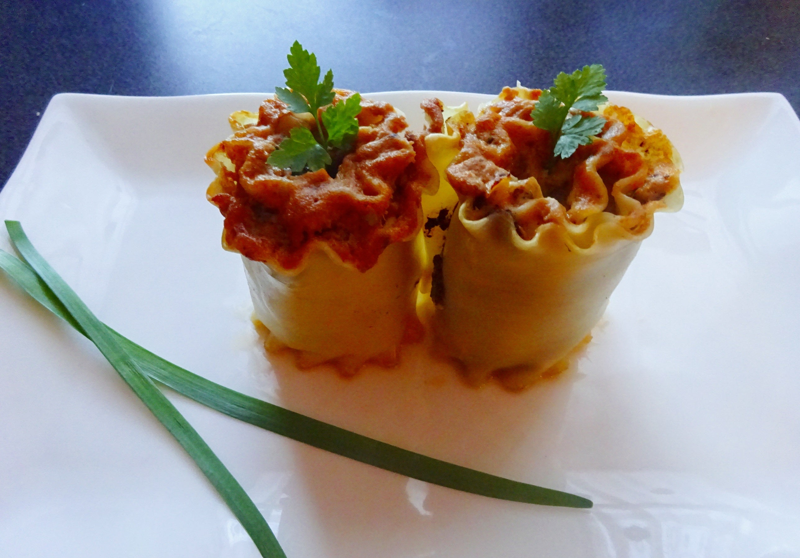 Lasagnarollen mit Fisch