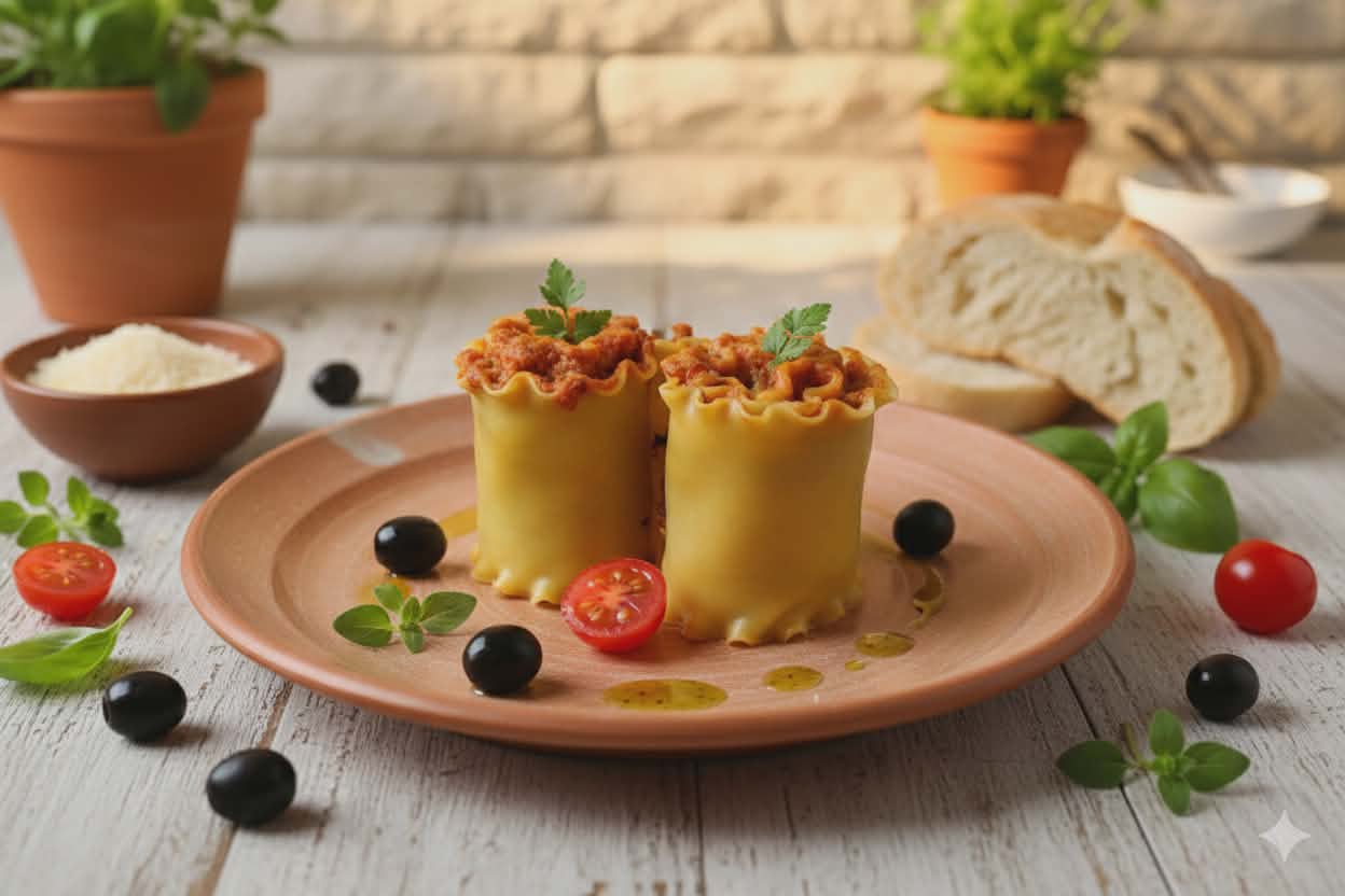 Lasagnarollen mit Fisch