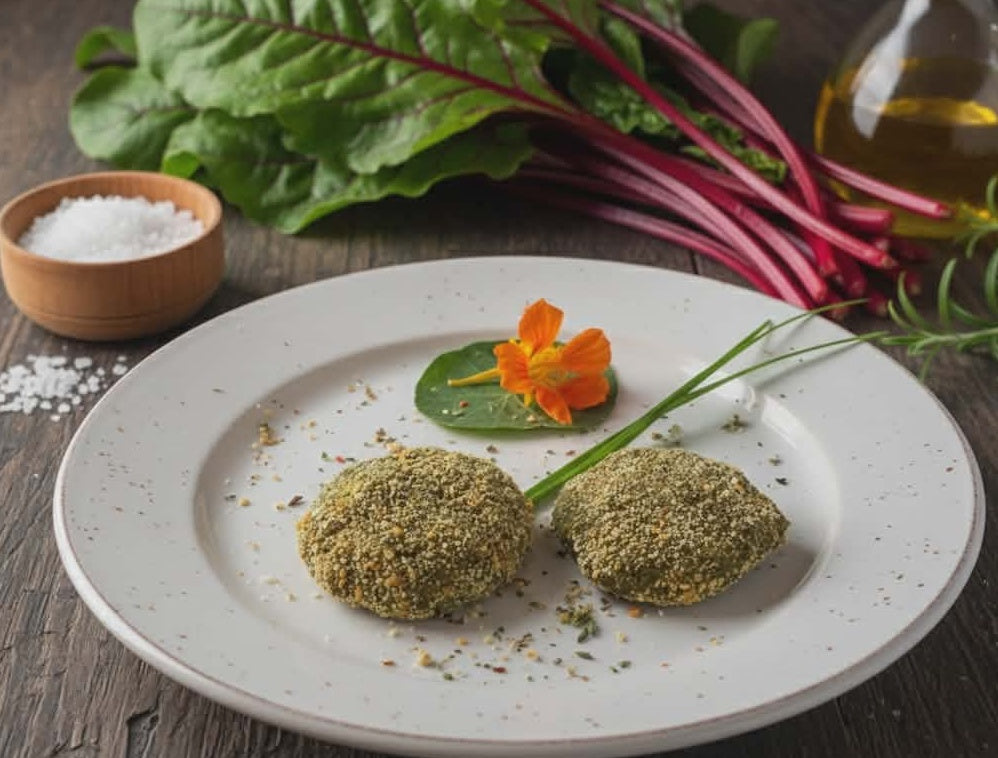 Mangoldkroketten mit Thunfisch