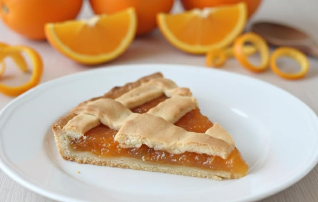 Orangen - Gitterkuchen