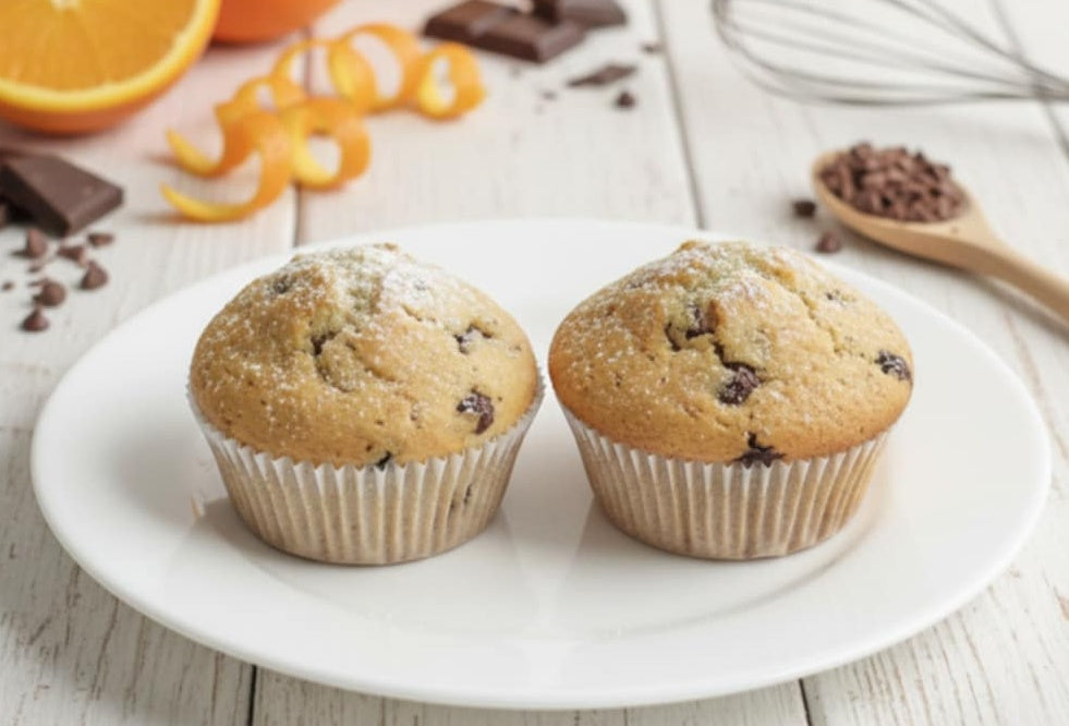 Orangen - Schokolade - Muffins