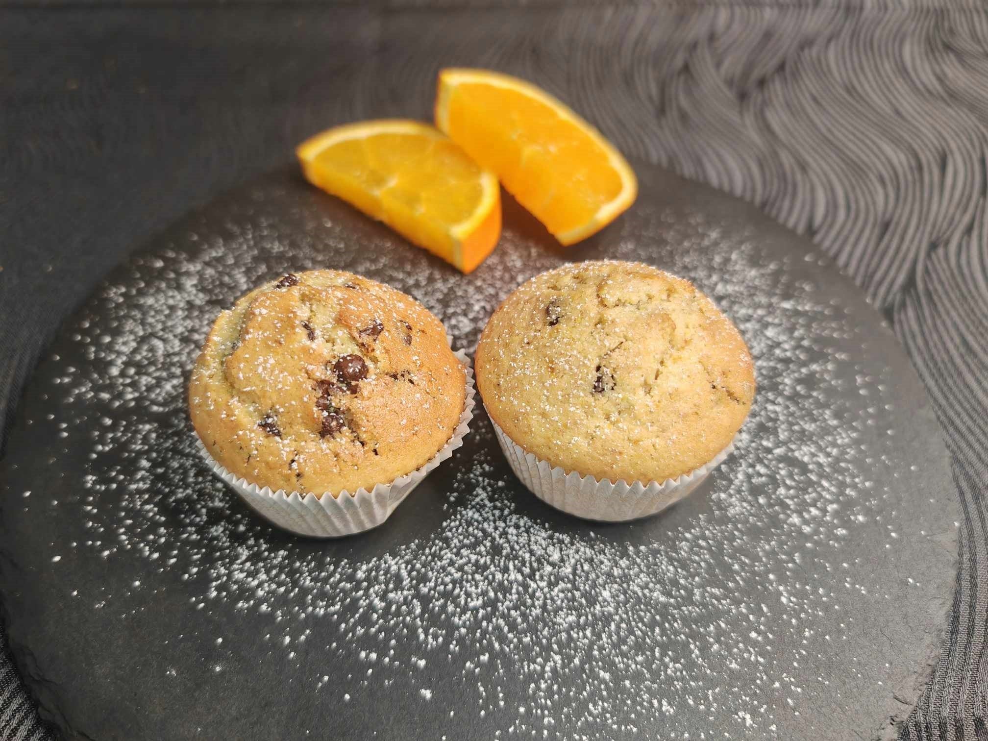 Orangen - Schokolade - Muffins