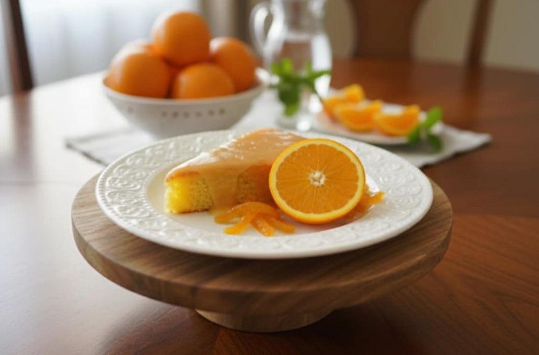 Orangenkuchen mit Glasur