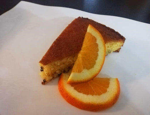 Orangenkuchen mit Schokolade