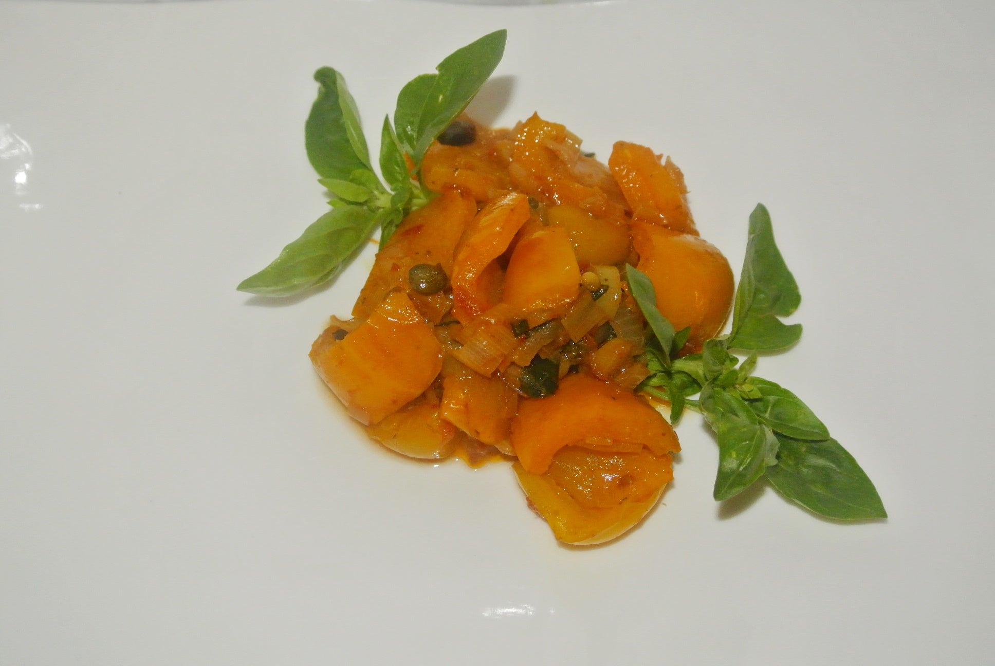 Peperonata mit Sardellen