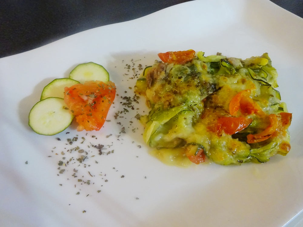 Zucchiniauflauf mit Thunfisch