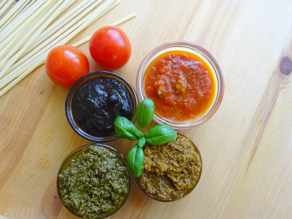 Tomaten, Nudelsaucen, Pesto & Suppen