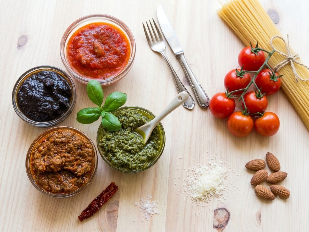 Tomaten, Nudelsaucen, Pesto & Suppen
