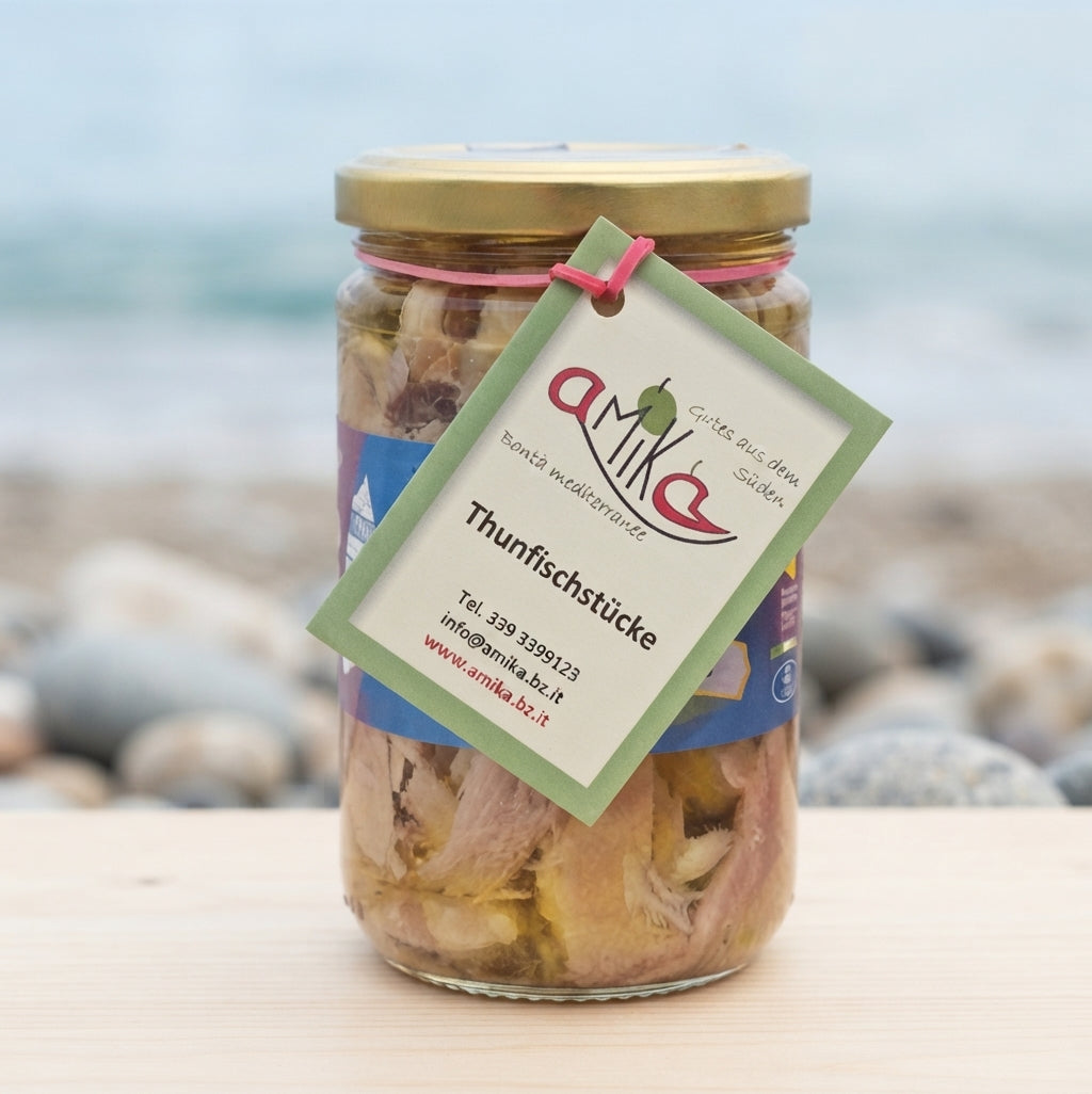 Pezzetti di tonno in olio di oliva 300 g
