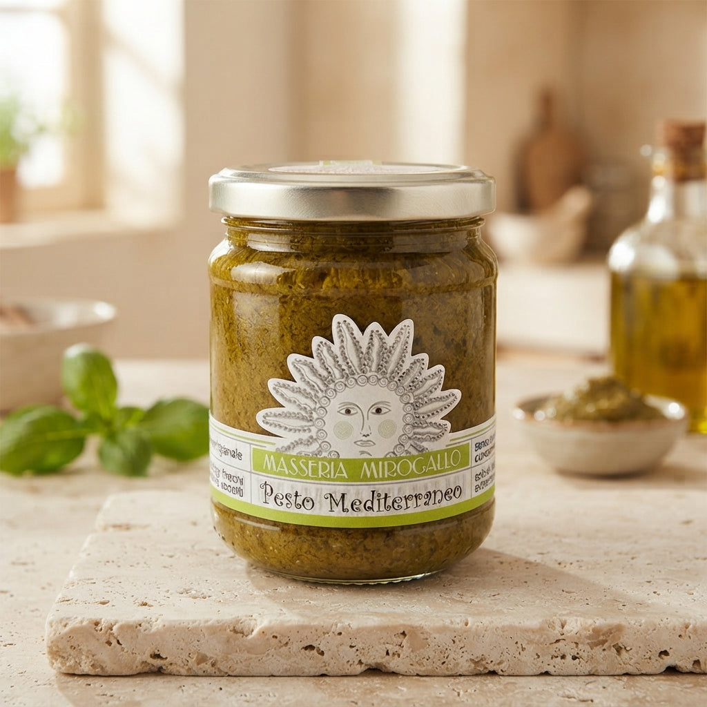 Pesto mediterraneo con pomodoro 180 g