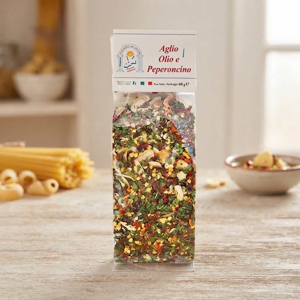 Spaghettata aglio, olio & peperoncino 60 g