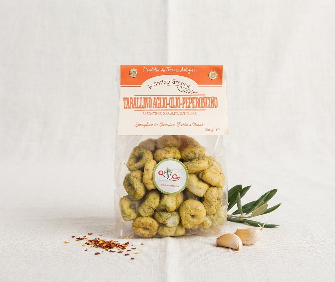 Tarallini "aglio, olio & peperoncino" 200 g